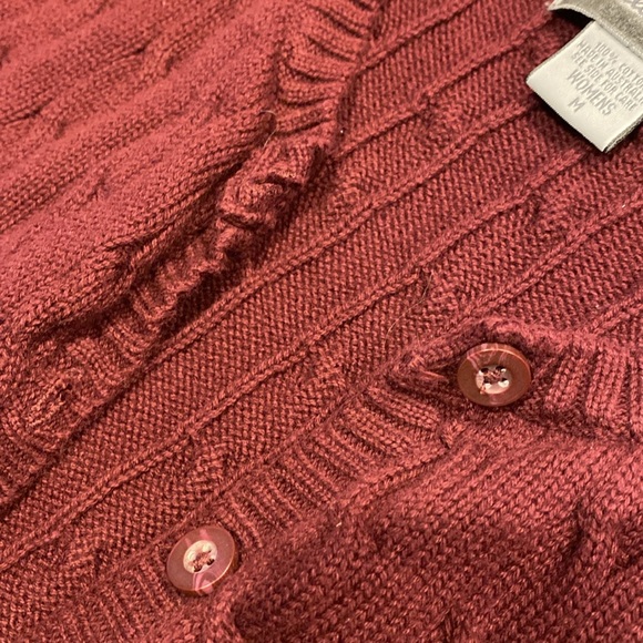 Eddie Bauer Cotton Button Cardigan Sweater Women’s Medium - Picture 4 of 11